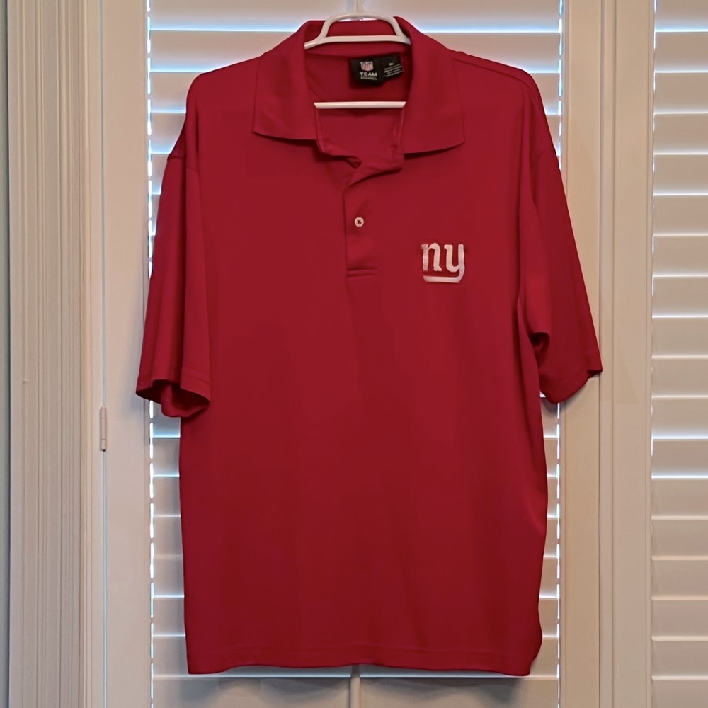 Men’s Red New York Giants Dri Fit Collar Shirt - XL